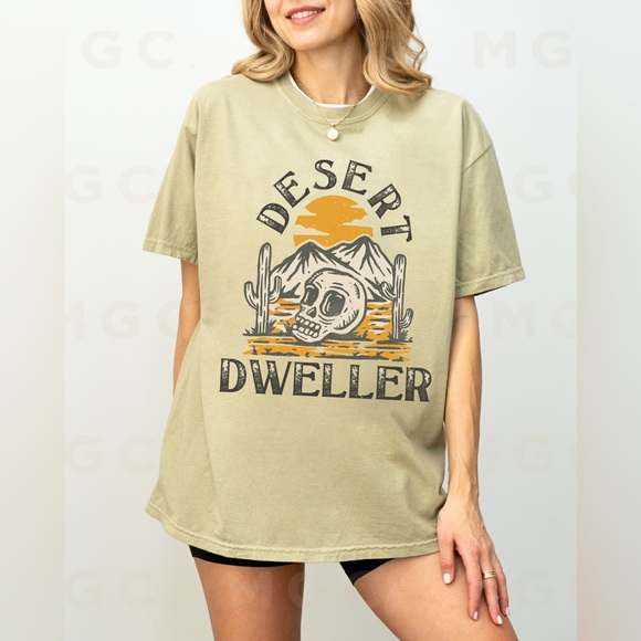 Comfort Colors Desert Dweller Distressed Graphic Tee Shirt - Picture 2 of 10